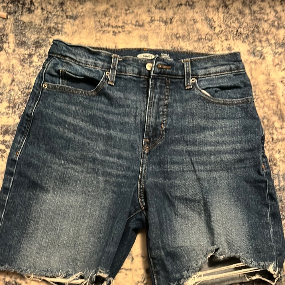 Raw Hem Old Navy denim jean shorts